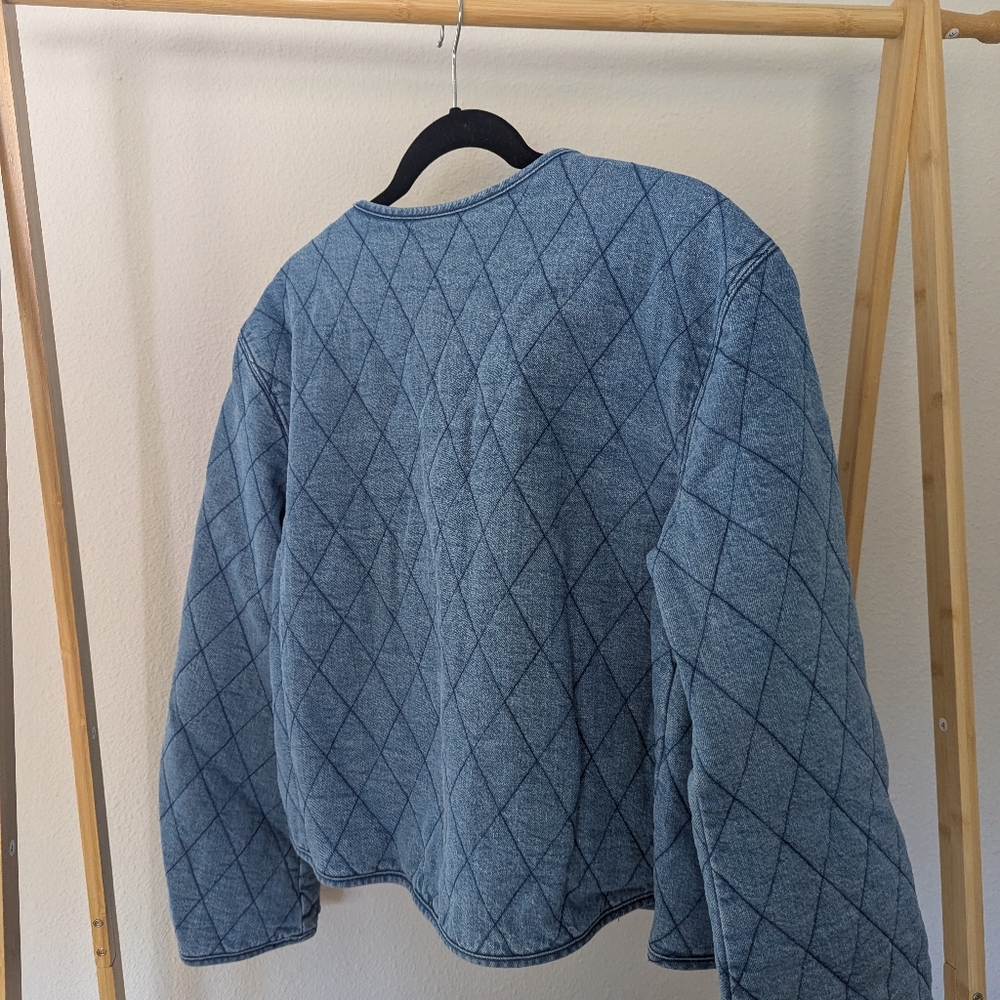 NWT Kate Spade x Target Quilted Denim Jacket - Picture 5 of 7
